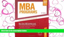 READ book MBA Programs: More Than 4,000 Graduate-Level International Business Programs (Peterson s