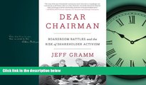 FAVORIT BOOK Dear Chairman: Boardroom Battles and the Rise of Shareholder Activism BOOOK ONLINE