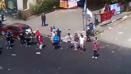 Karma! RAGE Idiot Throws Brick At Dogs And Gets Justice DOG ATTACK!