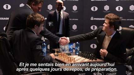 Echecs: Carlsen bat Kariakine et reste champion du monde