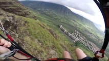 PEOPLE ARE AWESOME 2016 - Paragliding through a tiny gap between two buildings!  2016 HD