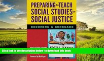 Buy Ruchi Agarwal-Rangnath Preparing to Teach Social Studies for Social Justice (Becoming a