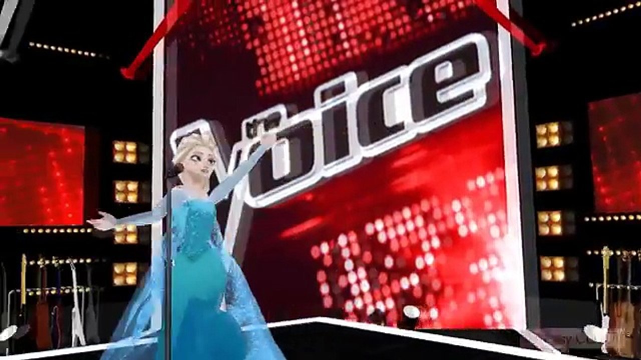 Elsa Frozen canta «Let It Go»  La Voz MMD    Audiciones a ciegas