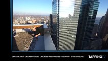 Canada : Oleg Cricket fait des cascades incroyables au sommet d’un immeuble (déo)