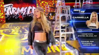 ( 720p ) WWE Smackdown Live 11/29/16 Nikki Bella attacking The Princess of Staten Island Carmella