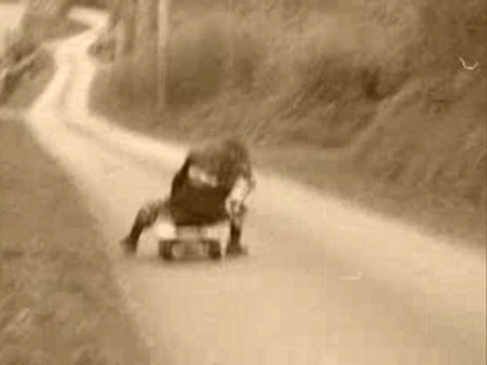 The tractors race
