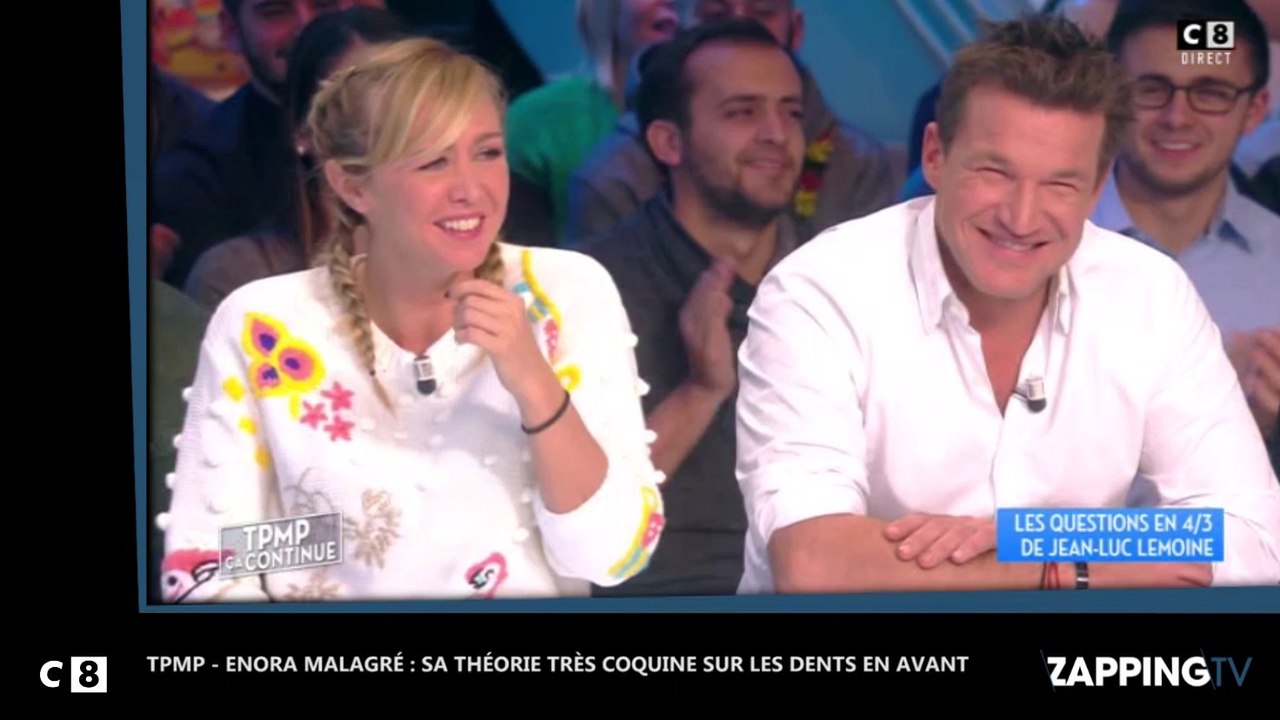 TPMP – Enora Malagré : Sa théorie très coquine sur les dents en avant