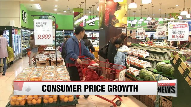 Korea's consumer prices went up 1.3% in November y/y
