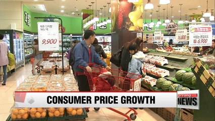 Korea's consumer prices went up 1.3% in November y/y