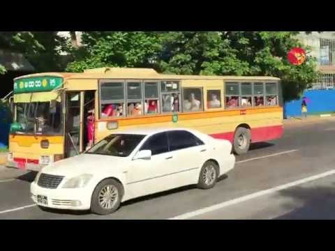 City Bus in Rangoon