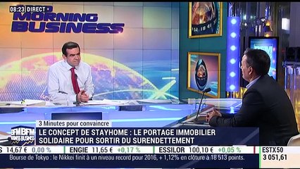 3 minutes pour convaincre 2016: Stayhome, une entreprise spécialisée dans le portage immobilier - 01/12