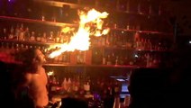 Fire Breathing NYC Bartender Draws A Crowd