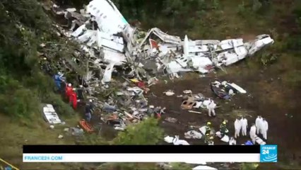 Colombia: Black box recording suggests Chapecoense football team aircraft run out of fuel