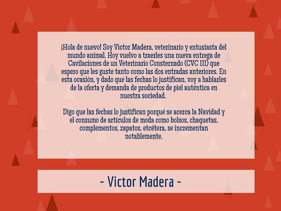 Victor Madera CVC III