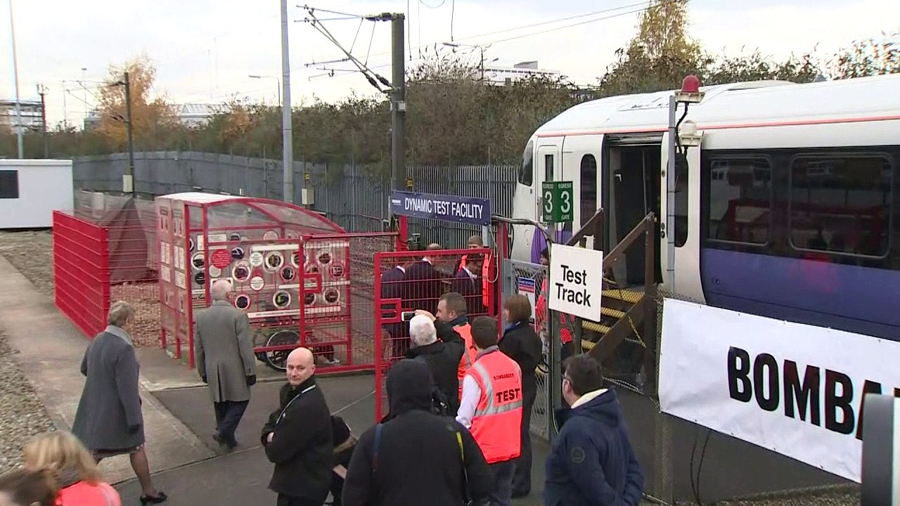 William gets the chance to drive Crossrail train