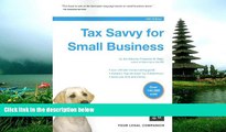 FAVORIT BOOK Tax Savvy for Small Business: Year-round Tax Strategies to Save You Money Frederick