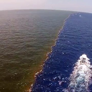 Incroyable: deux mers qui s'entrechoquent sans jamais se mélanger!