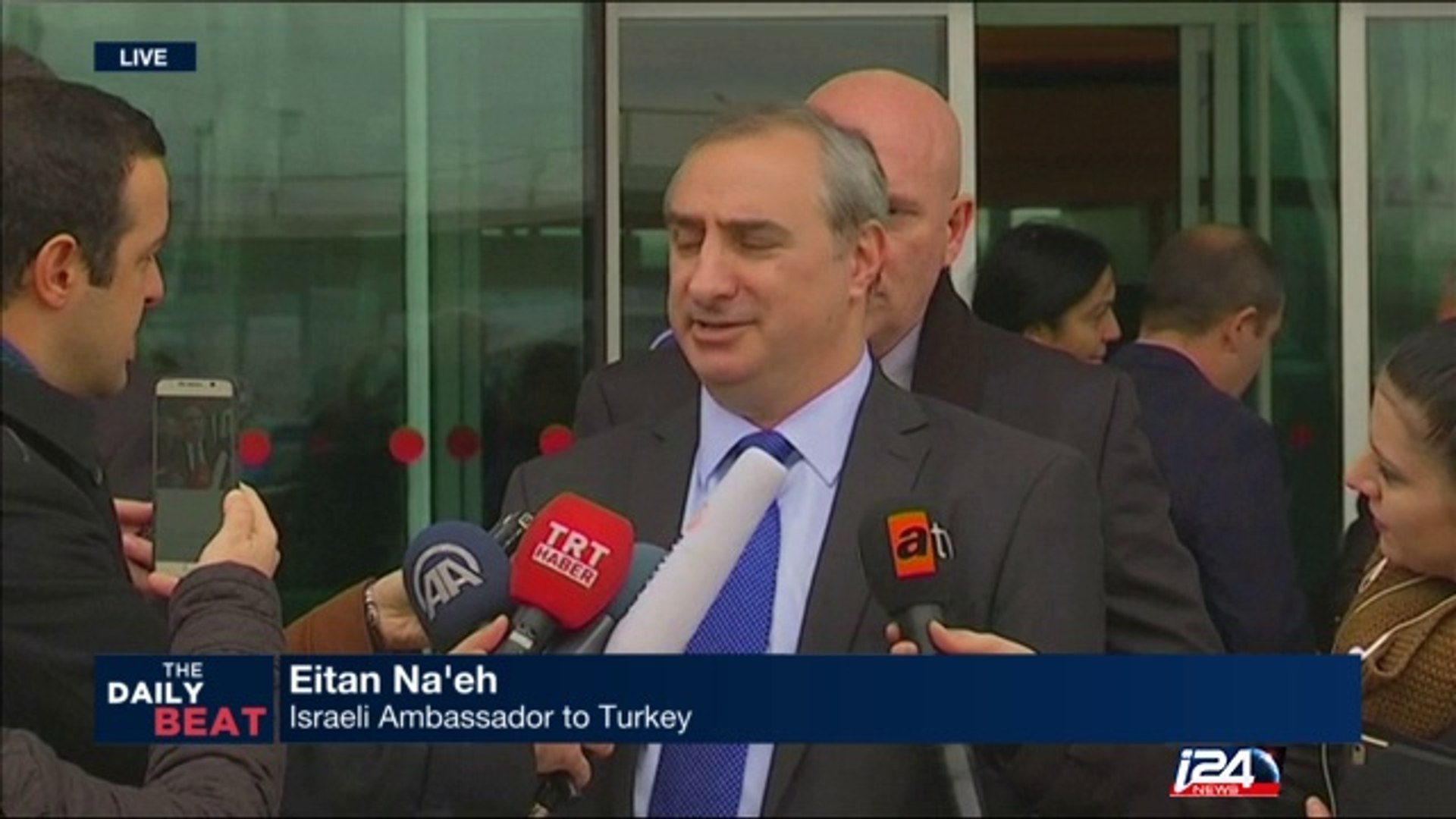 Israel : New ambassador to Turkey Eitan Na'eh arives in Ankara - video  dailymotion