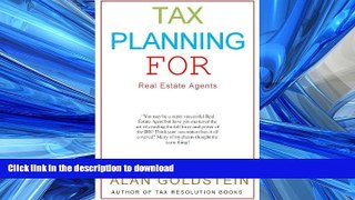 FAVORIT BOOK Tax Planning for Real Estate Agents READ EBOOK