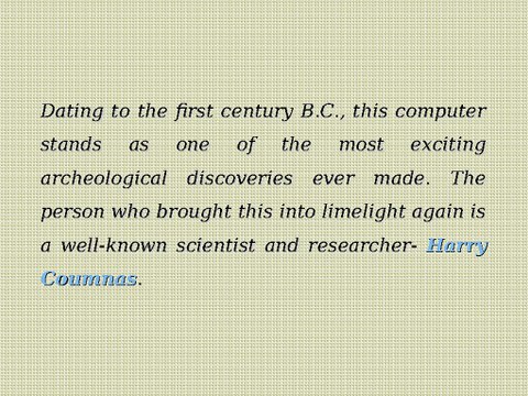 Harry Coumnas Is All Set to Decode the Antikythera Mechanism- World’s First Computer