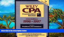 Buy Patrick R. Delaney Wiley Cpa Examination Review 1996-1997: Problems and Solutions (23rd ed.