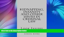 Audiobook Kidnapping, Insanity and other issues in Criminal Law * e book (Normalized Partial