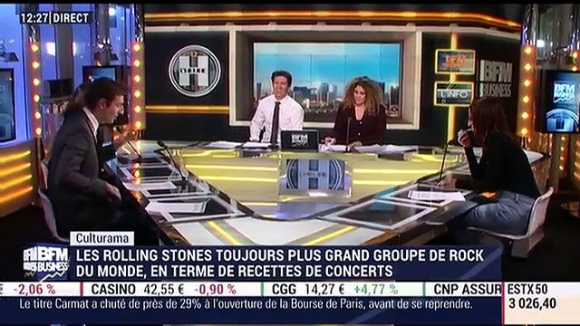 Culturama: Les Rolling Stones, le groupe de rock le plus rentable au monde en termes de concerts – 01/12