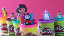 Dora el Explorador Sorpresa Peppa Pig Thomas y sus amigos Massinha plastilina de color Learn