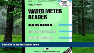Best Price Water Meter Reader(Passbooks) Jack Rudman On Audio