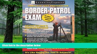 Best Price Border Patrol Exam LearningExpress LLC Editors On Audio