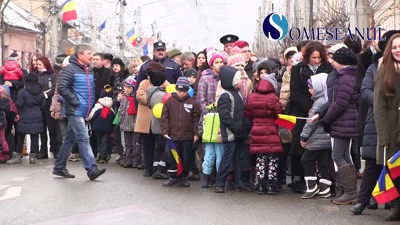 Paradă militară la Gherla, de Ziua Națională a României