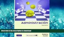 READ THE NEW BOOK Administracion (Universitario) (Spanish Edition) READ EBOOK