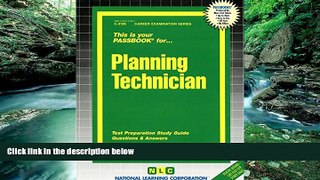Read Online Jack Rudman Planning Technician(Passbooks) (Career Exam. Ser. C-3185) Full Book Download