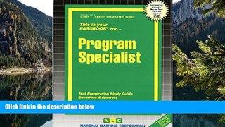 Online Jack Rudman Program Specialist(Passbooks) Audiobook Download