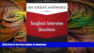 EBOOK ONLINE 101 Great Answers to the Toughest Interview Questions PREMIUM BOOK ONLINE