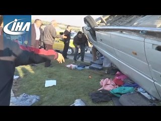 Okul Servisi Takla Attı: 20 Yaralı