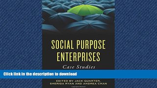 FAVORIT BOOK Social Purpose Enterprises: Case Studies for Social Change READ EBOOK