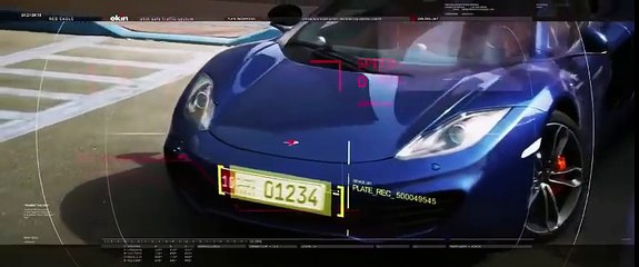 Abu Dhabi Police Chasing ferrari شرطة ابوظبي -