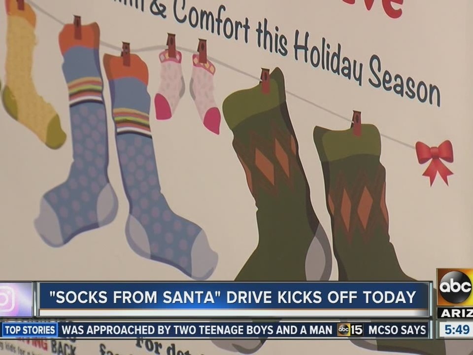 'Socks from Santa' drive kicks off today
