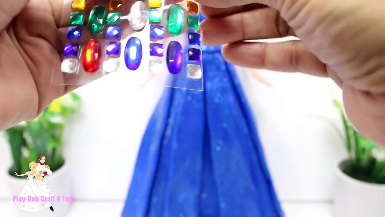 Play Doh Disney Prince & Princess Anna Tiana Belle Ariel Rapunzel Snow White Prom Costumes