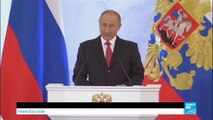 Russia: Vladimir Putin delivers 