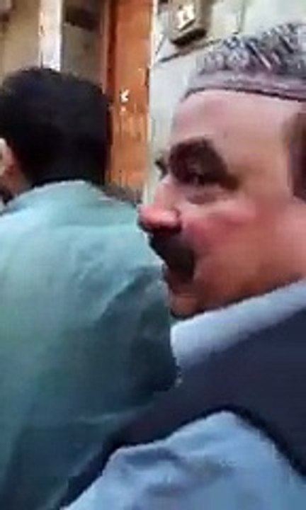 Shaikh Rasheed On Motor Cycle