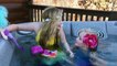 The legend of the Magic Mermaid. Princess Ella and playdoh girl make a wish and become real mermaids