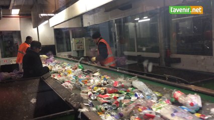 SITEL: le centre de tri des sacs PMC