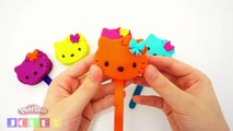 Hello Kitty Lollipop Play Doh - Pâte à modeler sucettes oeufs surprise, My Little Pony Frozen