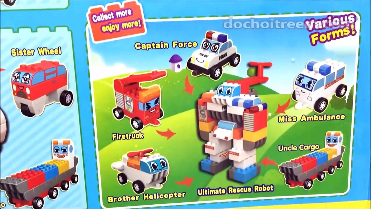 Đồ chơi trẻ em - CHICHI LAND Đội xe biến hình - Xe chở hàng thông minh, vui vẻ (Chim Xinh)