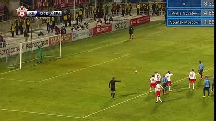 Yohan Mollo Penalty Goal HD - Kr. Sovetov 1 - 0	 Spartak Moscow 01.12.2016