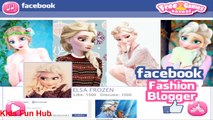 Princess Elsa Facebook Fashion Blogger Games for Kids