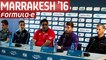 Pre-Race Marrakesh Press Conference - Formula E