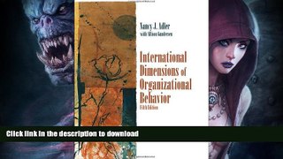 FAVORITE BOOK  International Dimensions of Organizational Behavior FULL ONLINE